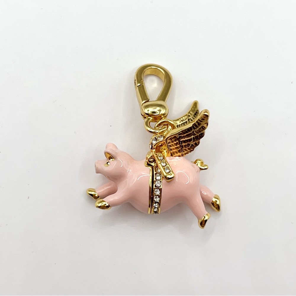 Juicy Couture flying pig charm